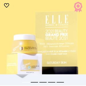 Saturday Skin yuzu vitamin c sleep mask
